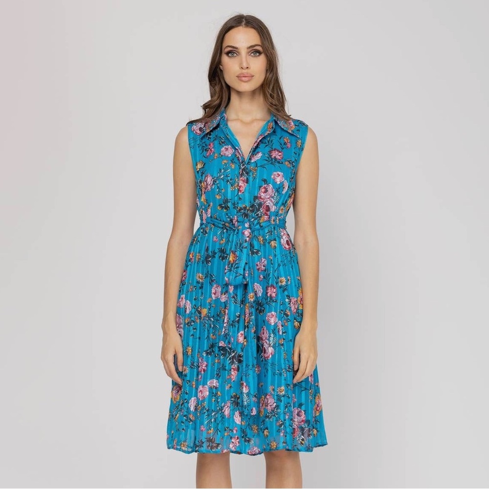 Blue Floral Dress